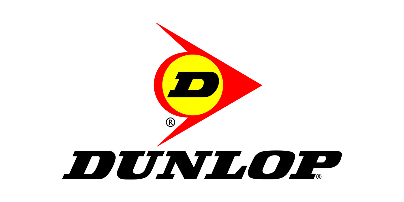 LOGO DUNLOP BRANCO